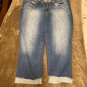 Torrid size 24 Blue jean capris